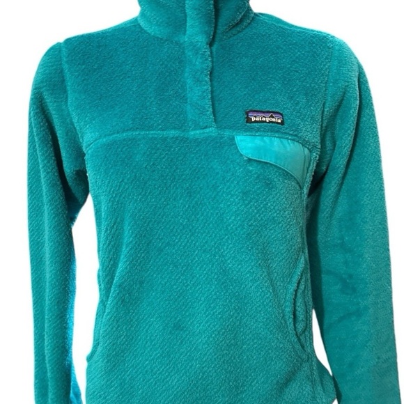Patagonia Women’s Re-Tool Turquoise Fleece Jacket - Picture 1 of 9